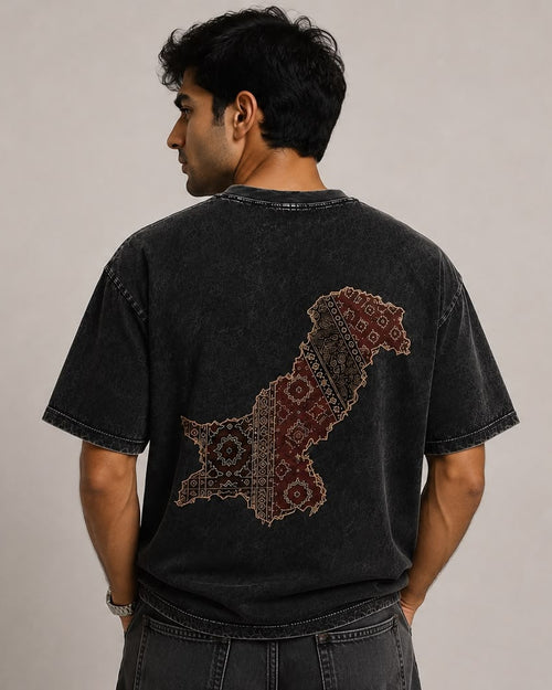 Sarzameen Tee — Washed Black