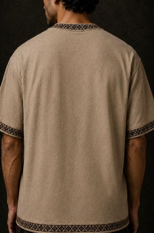 Virsa Heritage Tee — Sand