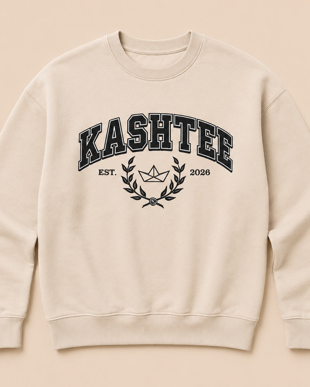 Kashtee Heritage Crewneck — Cream